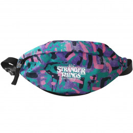 Pochete Quiksilver Stranger Things Belt Bag Full Print Purple