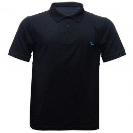 Rx Camisa Polo Alma de Praia Preto Lisa