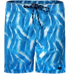 Shorts Água com Cordão Alma de Praia Tornado Azul