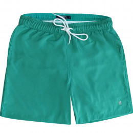 Shorts Água Mash Casual Liso Verde Água 