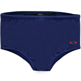 Sunga Oakley Basic Swim Trunk Azul Marinho com Red Logo