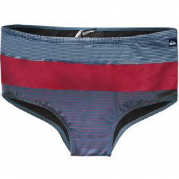 Sunga Quiksilver Slip Tijuana Cinza com Bordo