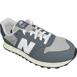 Tênis New Balance 500 v2 Cinza Grafite e Branco