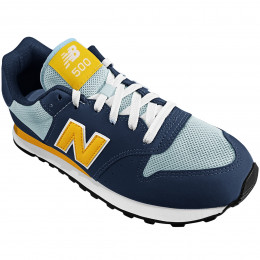 Tênis New Balance 500 v2 Marinho com Amarelo