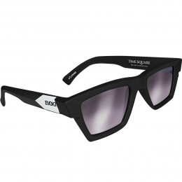 Óculos Evoke Time Square A12 Retrô Matte Black White/Lente Gray Gradient