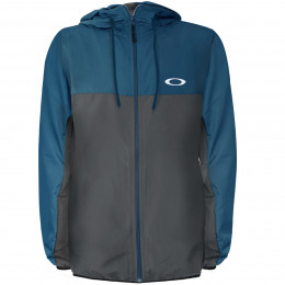 Jaqueta Oakley Windbreaker Blocked Jacket Navy Blue