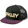 Boné Oakley Factory Pilot Trucker Preto com Logo Amarelo - 1