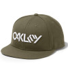 Boné Oakley Octane Snapback Olive Green com Logo Branco PROMOÇAO - 1