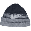 Gorro Quiksilver Dupla Face Double Gem Nation Preto e Cinza Mescla - 1