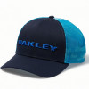Boné Oakley Print Golf Trucker Azul Bebe Camuflado - 1