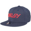 Boné Oakley Octane Snapback Azul com Logo Vermelho - 1