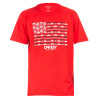 Camiseta Oakley Eyewear Flag Tee Vermelho - 1