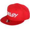 Boné Oakley Octane Snapback Vermelho com Logo Branco - 1