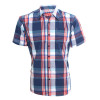 Rx Camisa Alma De Praia Summer Style Azul Com Vermelho LIQUIDAÇÃO VERÃO - 1