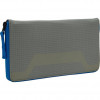 Carteira Oakley Motion Travel Passport Wallet Cinza Com Azul - 2