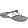 Chinelo Oakley Super Coil 15 Cinza Com Branco - 2