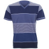 Rx Camiseta Alma de Praia Listras Azul - 1