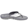 Chinelo Oakley Super Coil 15 Cinza Com Branco - 5