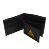 Carteira Oakley de Couro Preto Leather Wallet - 4