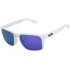 Óculos Oakley Holbrook Matte White/ Lente Violet Iridium - 1