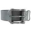 Cinto Oakley Couro Liso Cinza Leather Belt - 1