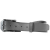 Cinto Oakley Couro Liso Cinza Leather Belt - 2
