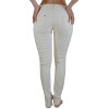 Sx Calça Alma de Praia Couro Bege Claro - 4