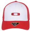 Boné Oakley Metal Gascan 2.0 Branco com Vermelho LANÇAMENTO - 2