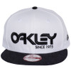 Boné Oakley 75 Snap-Back Branco com Preto LANÇAMENTO - 2