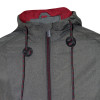 Rx Jaqueta Alma de Praia Windbreaker CInza LANÇAMENTO - 3