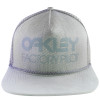 Boné Oakley Factory Pilot Trucker O-Justable Fit CInza Claro - 2