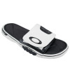 Chinelo Oakley Slide Octane Preto com Branco - 2