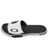 Chinelo Oakley Slide Octane Preto com Branco - 4