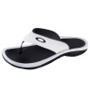 Chinelo Oakley Super Coil 4 Preto com Branco - 3