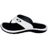 Chinelo Oakley Super Coil 4 Preto com Branco - 5