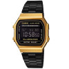 Relógio Casio Vintage A168WEGB-1BDF Preto e Dourado - 1