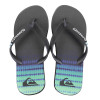 Chinelo Quiksilver Molokai Upsurge Black Green - 1