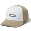 Boné Oakley Tincan Cap Rye Khaki com Branco - 1