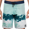 Bermuda Água Quiksilver Surfsilk Slab 21 Verde Claro - 4