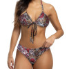 Biquíni La Bamba Tropical Chic Cinza e Rosa - 5