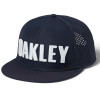 Boné Oakley Perf Hat Azul com Branco - 1