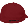 Boné Oakley Tincan Cap Burn Red com logo Vermelho - 4