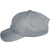 Boné Quiksilver Decades Heather Cinza Mescla Logo Branco - 3