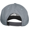 Boné Quiksilver Decades Heather Cinza Mescla Logo Branco - 4