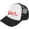 Boné Quiksilver DNA Impaired Trucker 3D Preto - 1