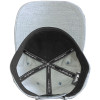 Boné Quiksilver Decades Heather Cinza Mescla Logo Branco - 5