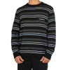 Suéter de Tricot Quiksilver When We Masculino Listras - Algodão Premium e Logo Bordado - 3