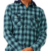Camisa Rip Curl Flanelada Xadrez com Capuz Grunter Hood Shirt Navy - 3
