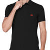 Camisa Polo Quiksilver Embroidery Piquet Preta - 3