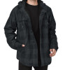 Jaqueta Rip Curl Flanelada Xadrez Sounds Hooded Washed Black - 4